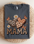 Leopard Mama Hearts Tee 🤎🦋🌼