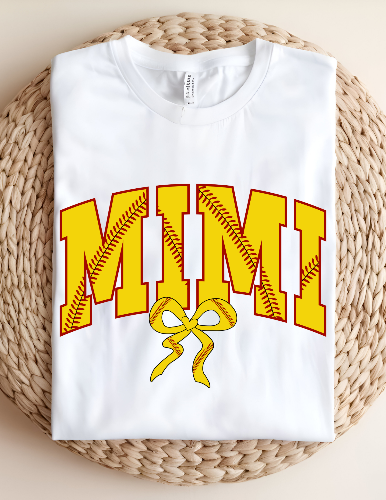 Softball Mimi Tee – Proud, Bold & Game Day Ready 🥎💛