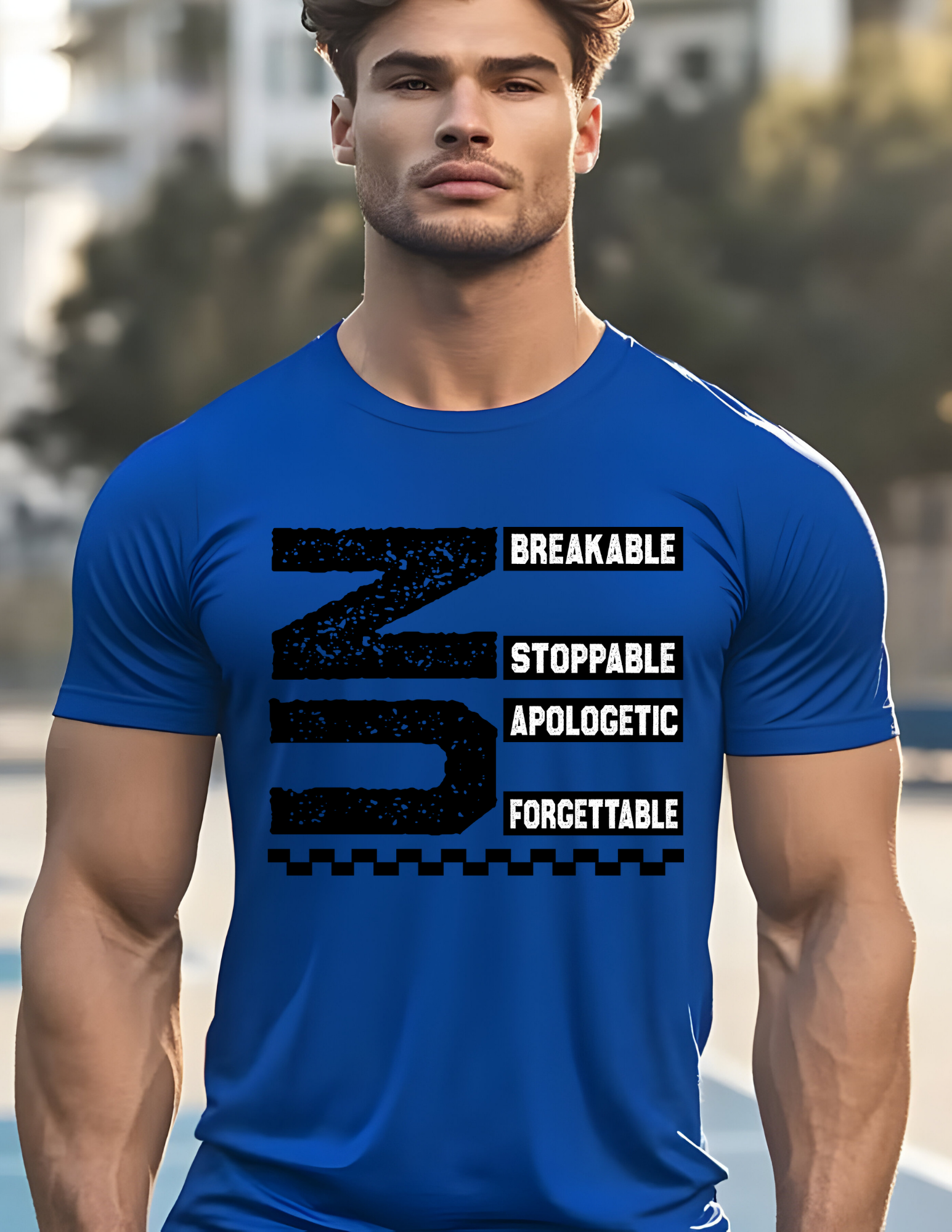“Unbreakable & Unstoppable” Bold Statement Graphic Tee