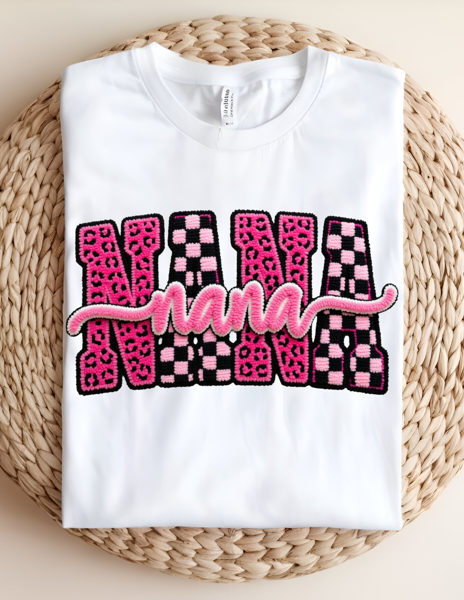 Chenille Style Nana Tee