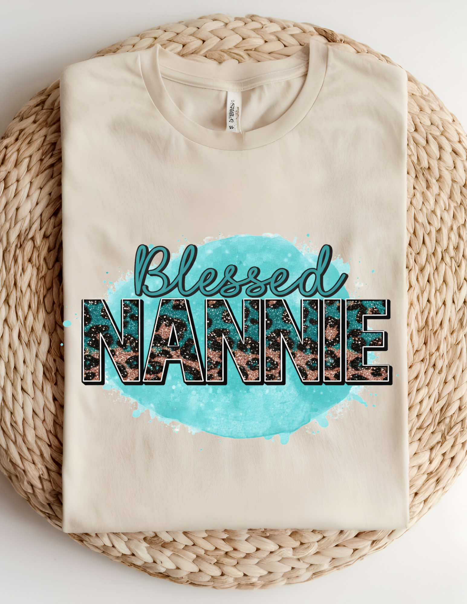 Blessed Nannie Graphic Tee 💙