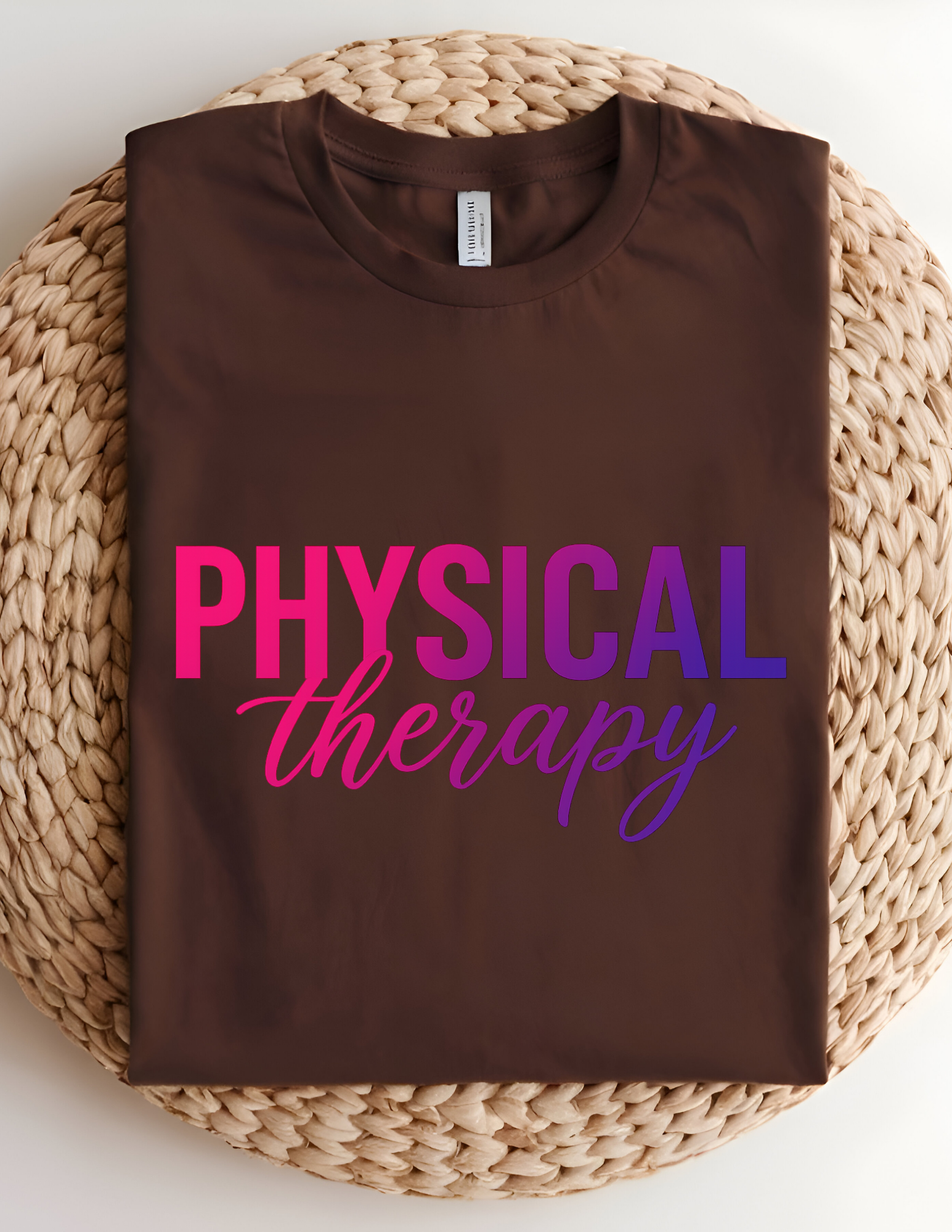 Physical Therapy Gradient Script Tee