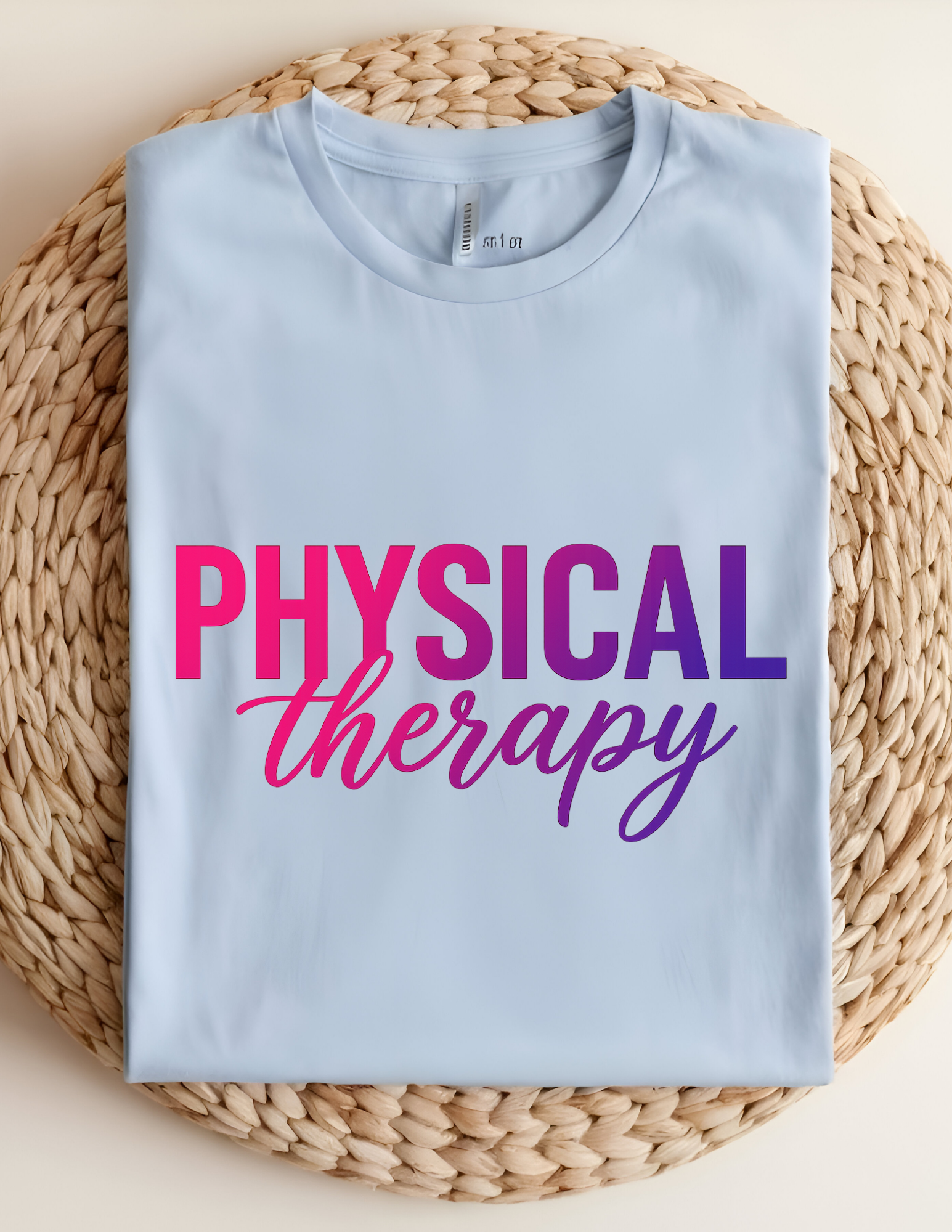 Physical Therapy Gradient Script Tee