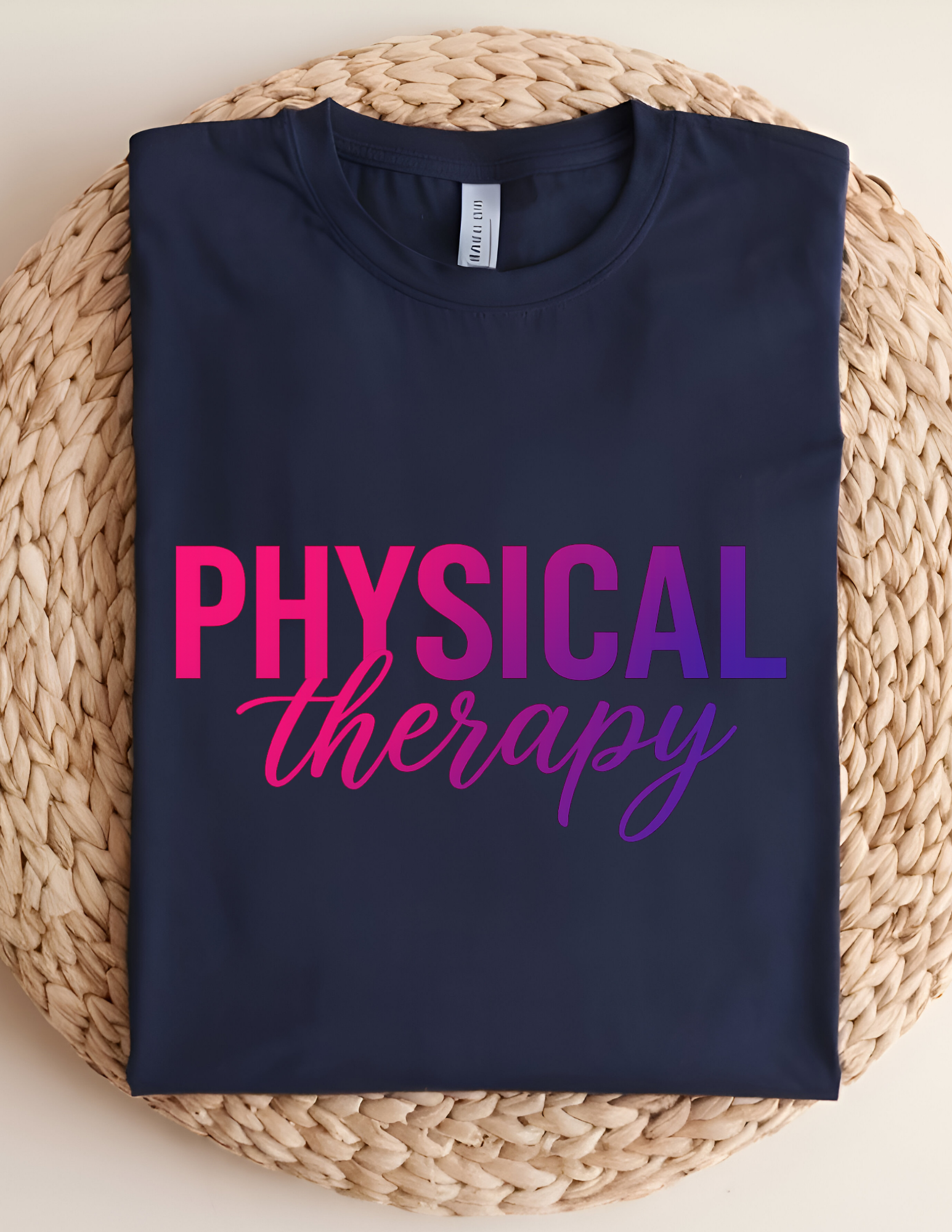Physical Therapy Gradient Script Tee
