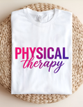 Physical Therapy Gradient Script Tee