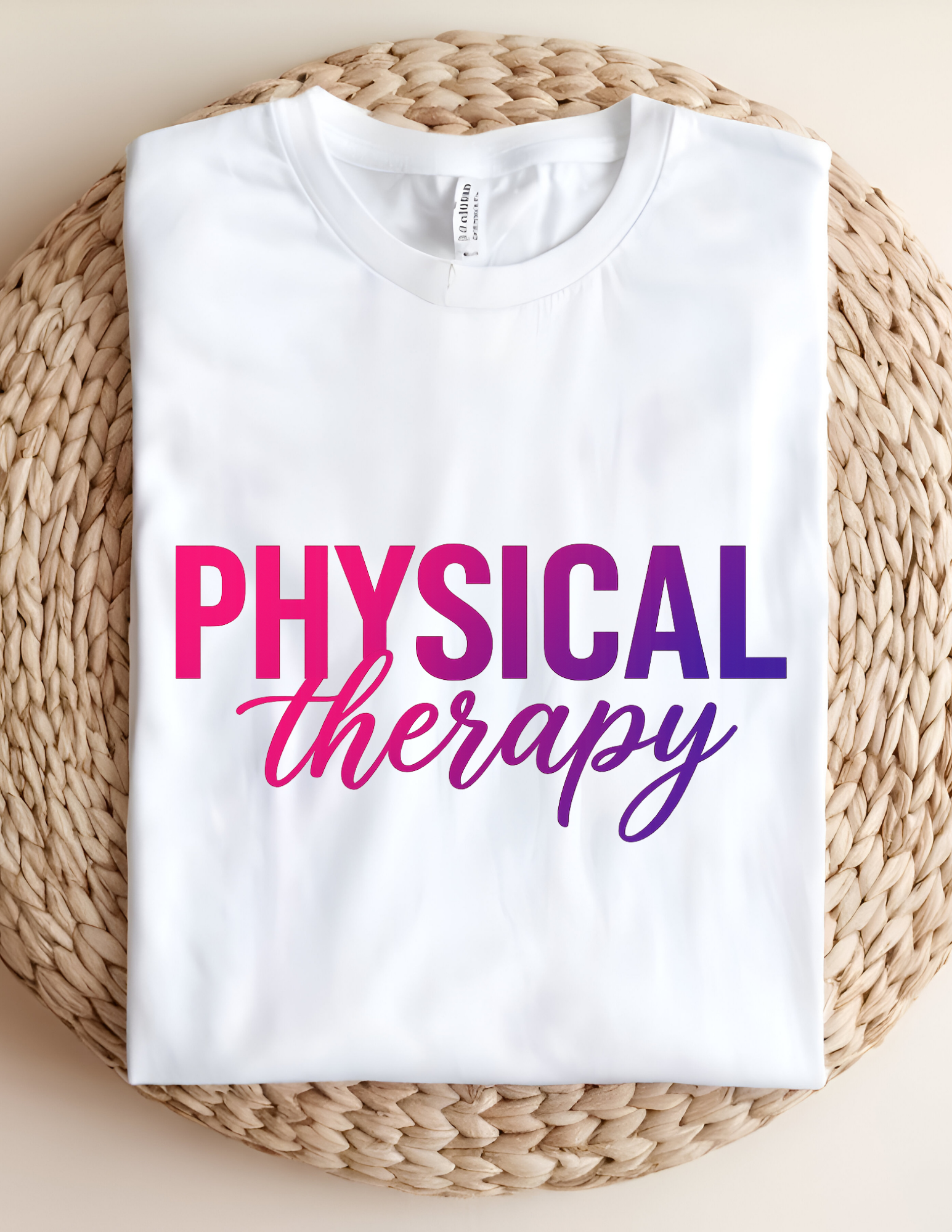 Physical Therapy Gradient Script Tee