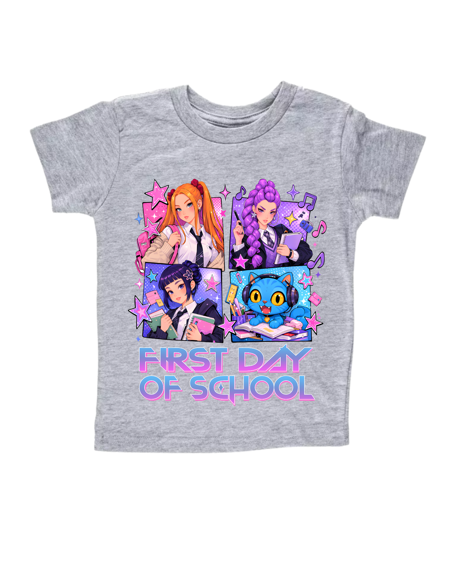 Huntrix K-Pop Demon Hunter™ First Day of School Youth Tee