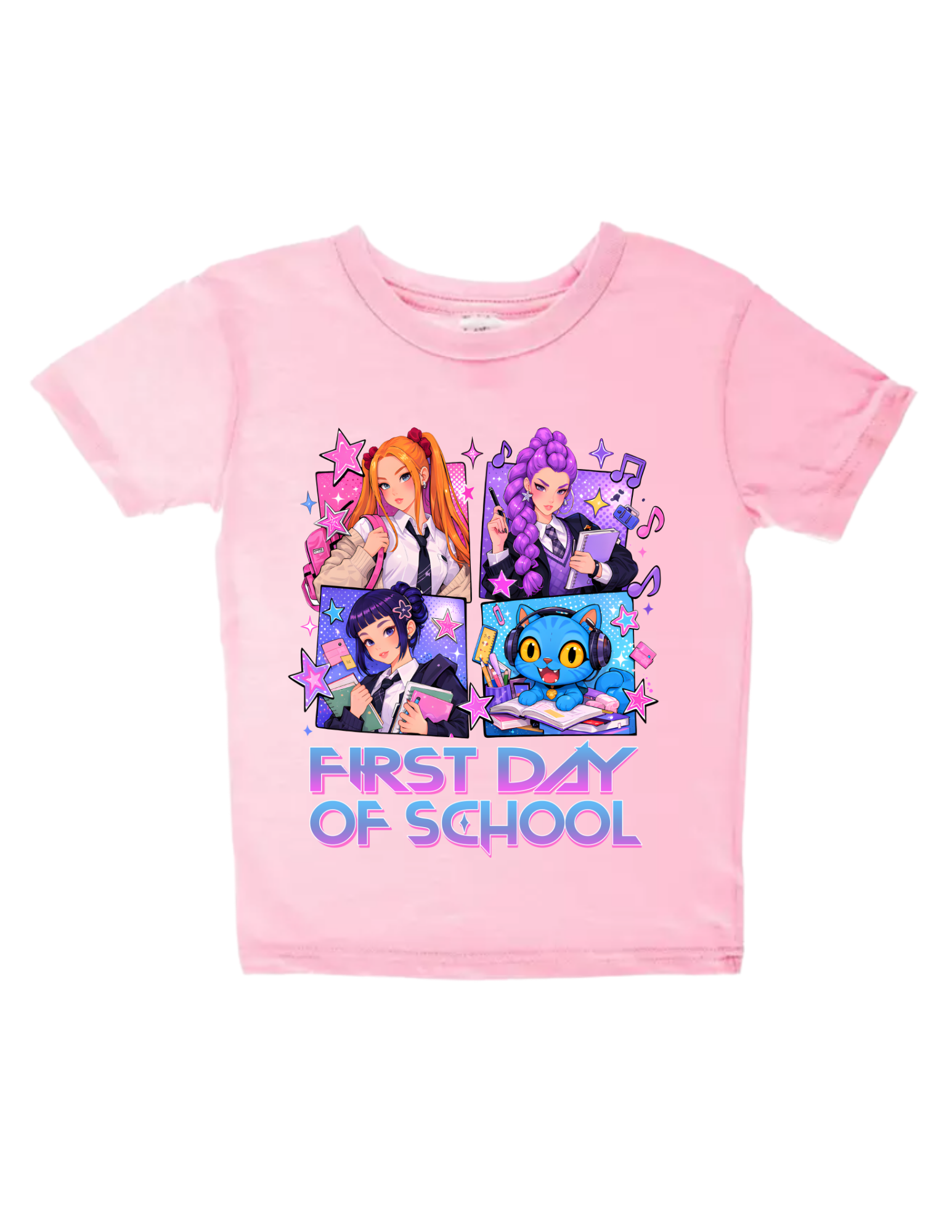 Huntrix K-Pop Demon Hunter™ First Day of School Youth Tee
