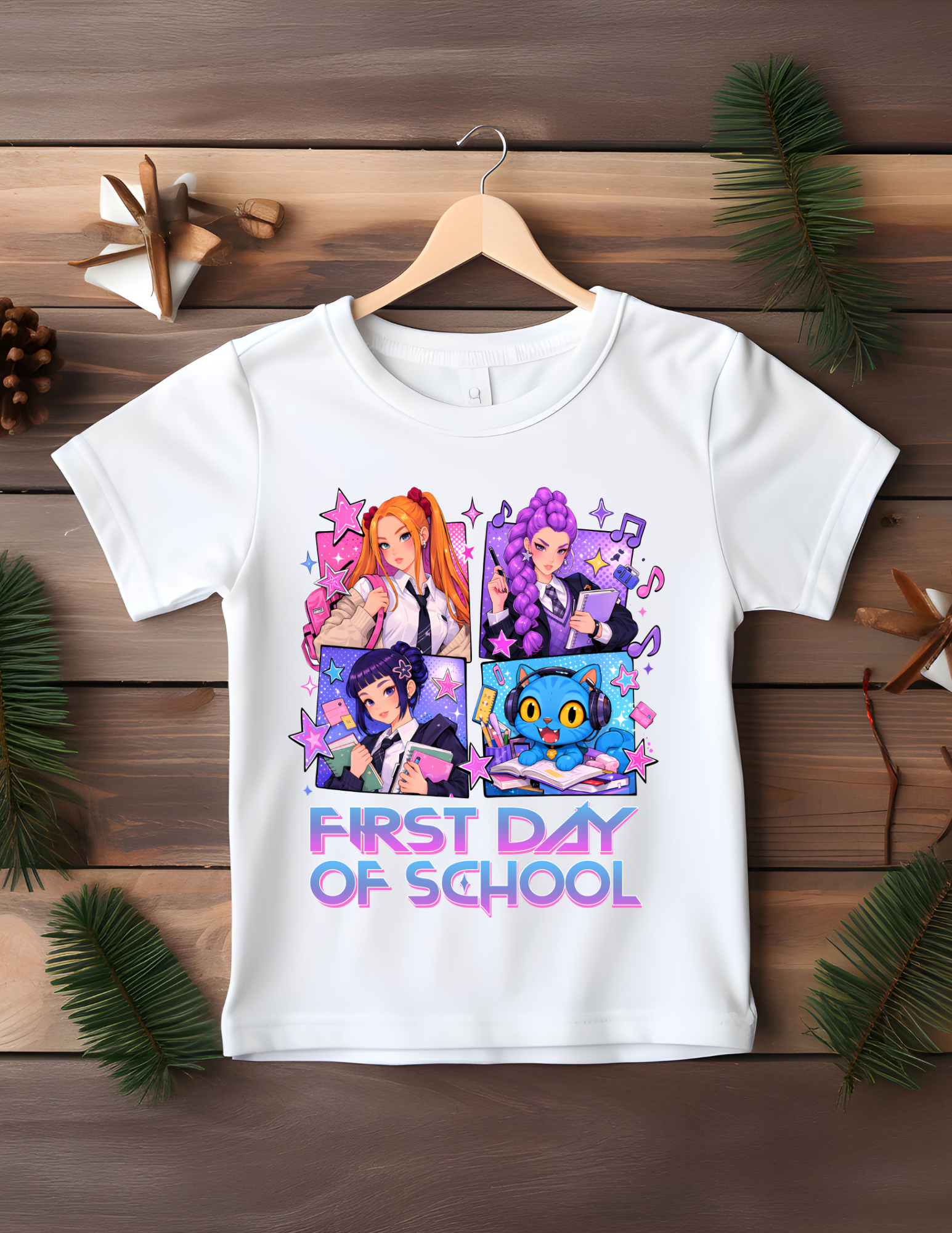 Huntrix K-Pop Demon Hunter™ First Day of School Youth Tee