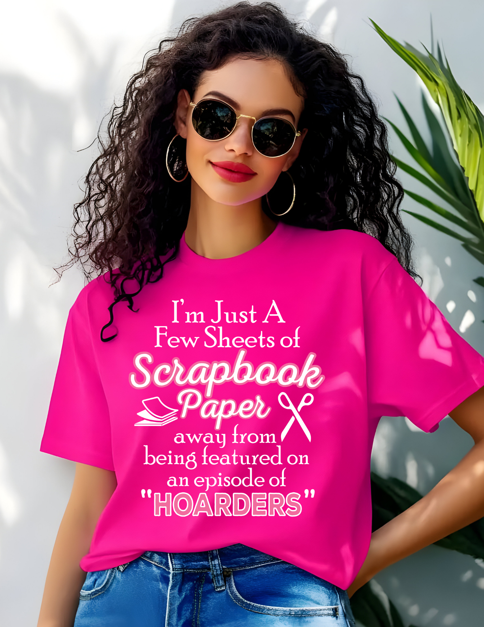 Scrapbook Hoarders Funny Craft Tee