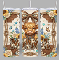 Western Mama Cow 20oz Skinny Tumbler
