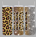 Leopard Glitter Gigi Tumbler