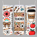 Floral Teacher Life Tumbler