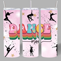 Dance Mom Rainbow Glitter Tumbler