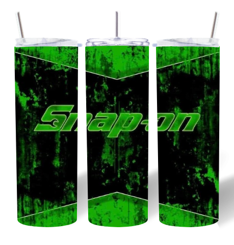 Tool Brand Inspired Green Grunge Tumbler