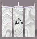 Bride Marble Glitter Tumbler