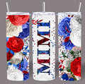 Patriotic Floral Mimi 20oz Skinny Tumbler