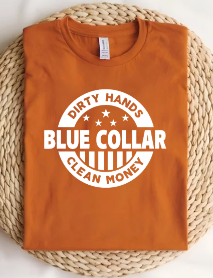 Dirty Hands Blue Collar Tee