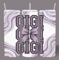 Purple Marble “GIGI” 20oz Skinny Tumbler