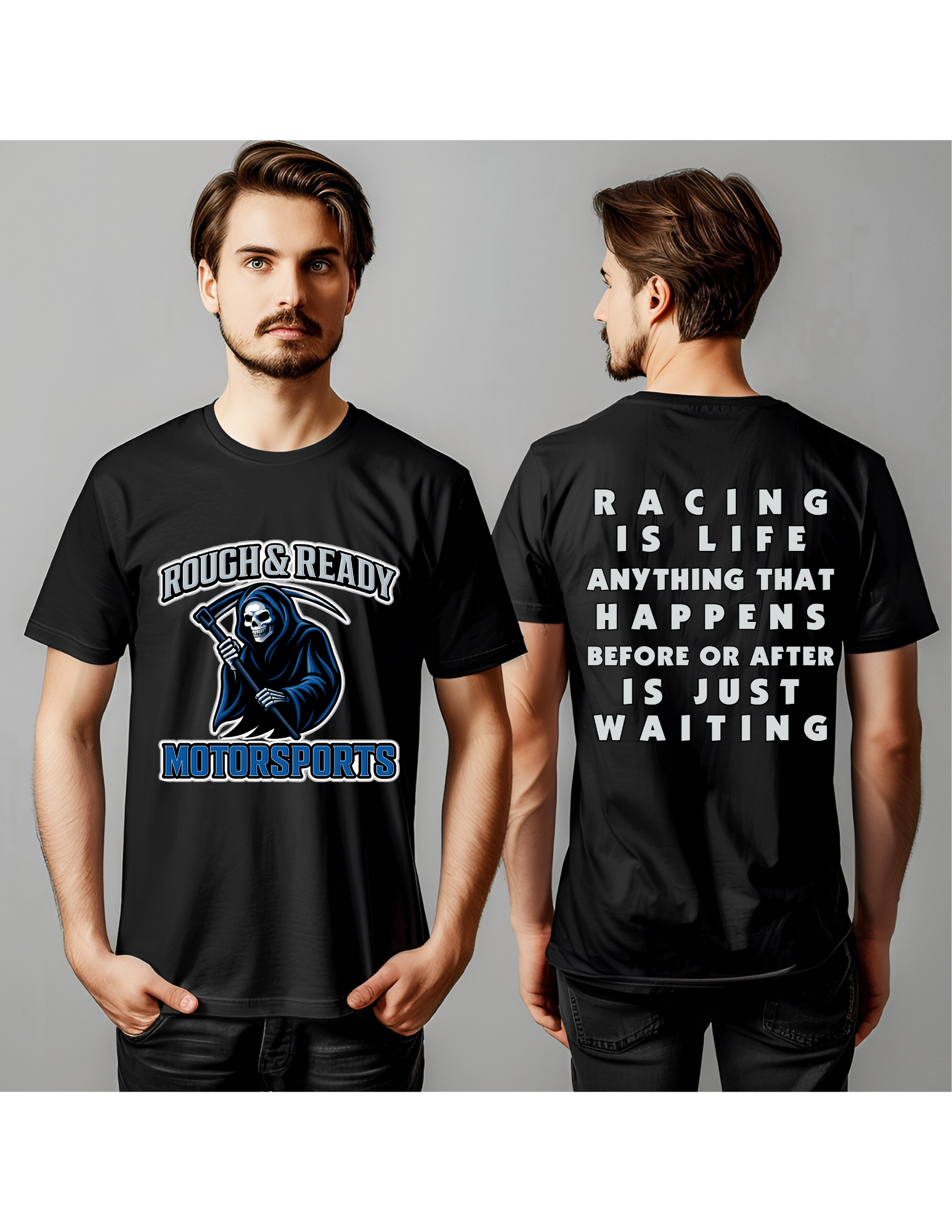Rough & Ready Motorsports Tees – Stephen Pritts Collection 🏁🔥
