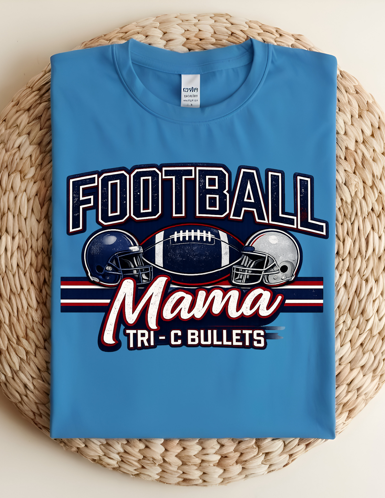 Tri-C Bullets Football Mama Tees