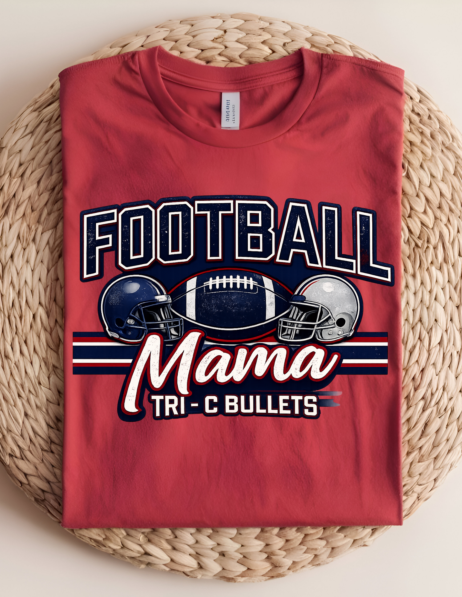 Tri-C Bullets Football Mama Tees