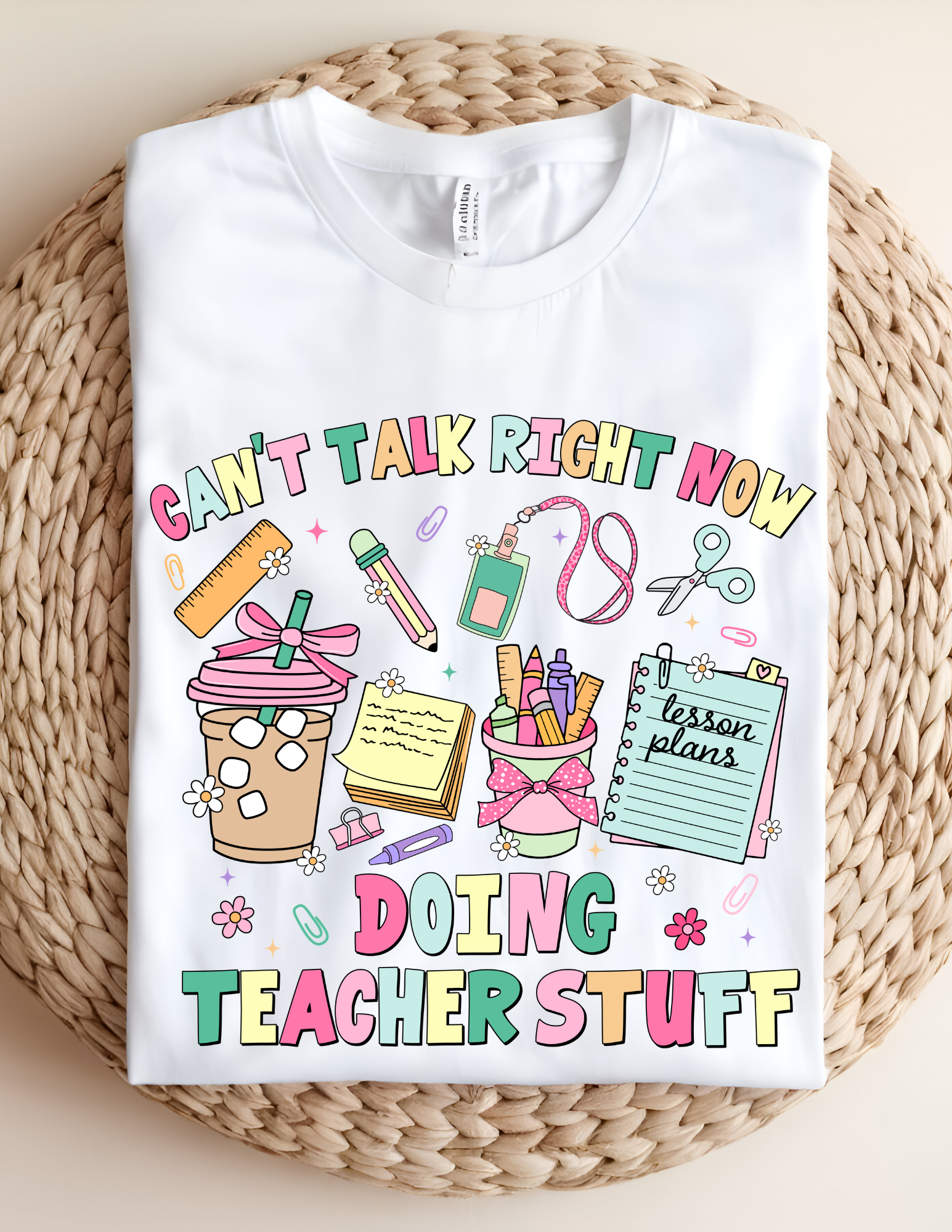 “Doing Teacher Stuff” Tee 🍎✏️
