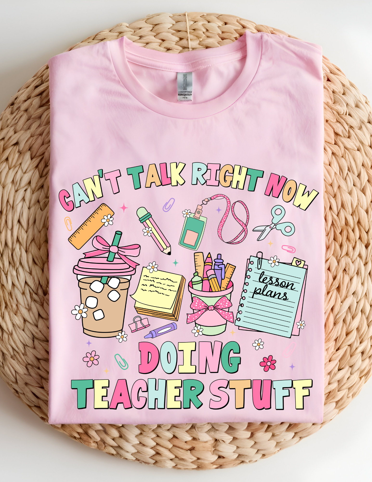 “Doing Teacher Stuff” Tee 🍎✏️