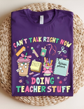 “Doing Teacher Stuff” Tee 🍎✏️