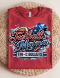 Tri-C Bullets Football Mama Tees