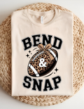 Bend & Snap Football Bow Graphic Tee