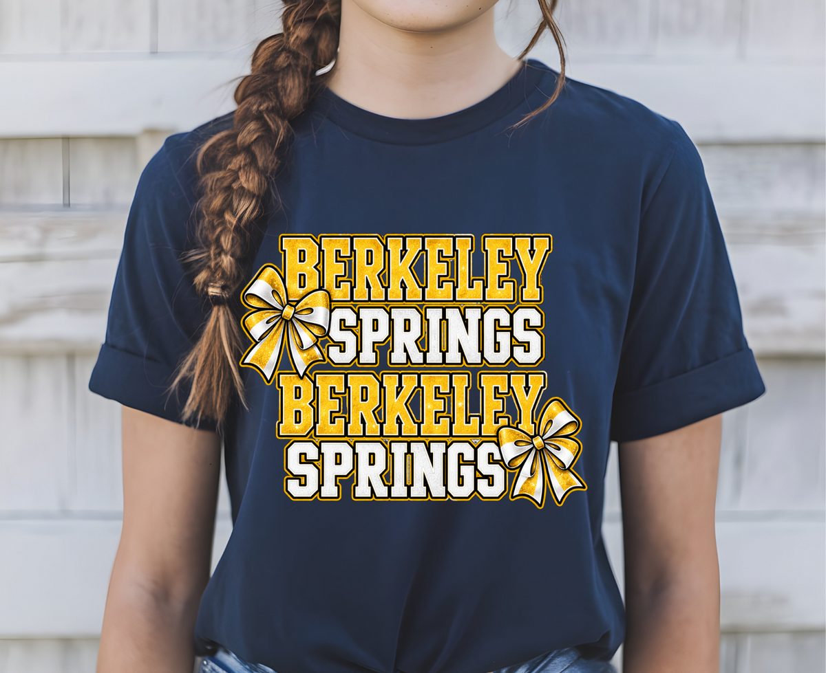 Berkeley Springs Glitter Bow Spirit Tee