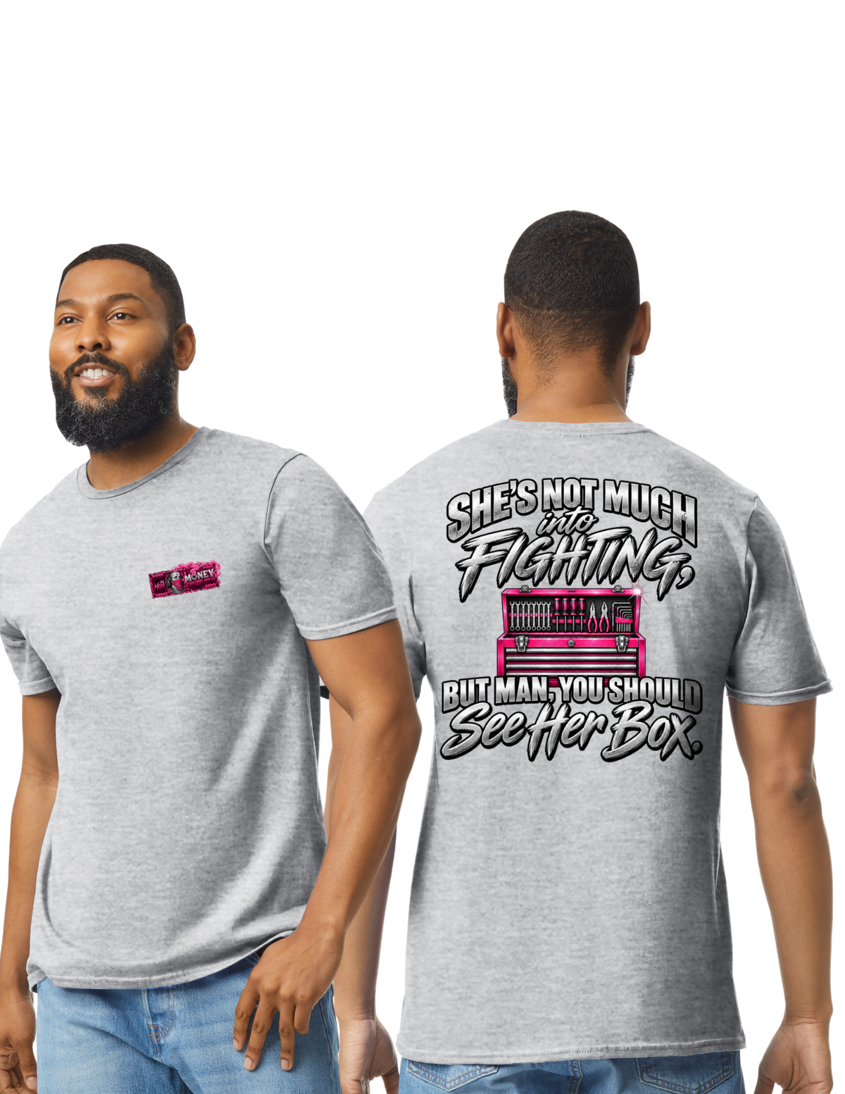 See Her Box Funny Mechanic Tee