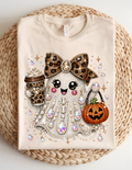 Boo & Boujee Rhinestone Ghost Tee