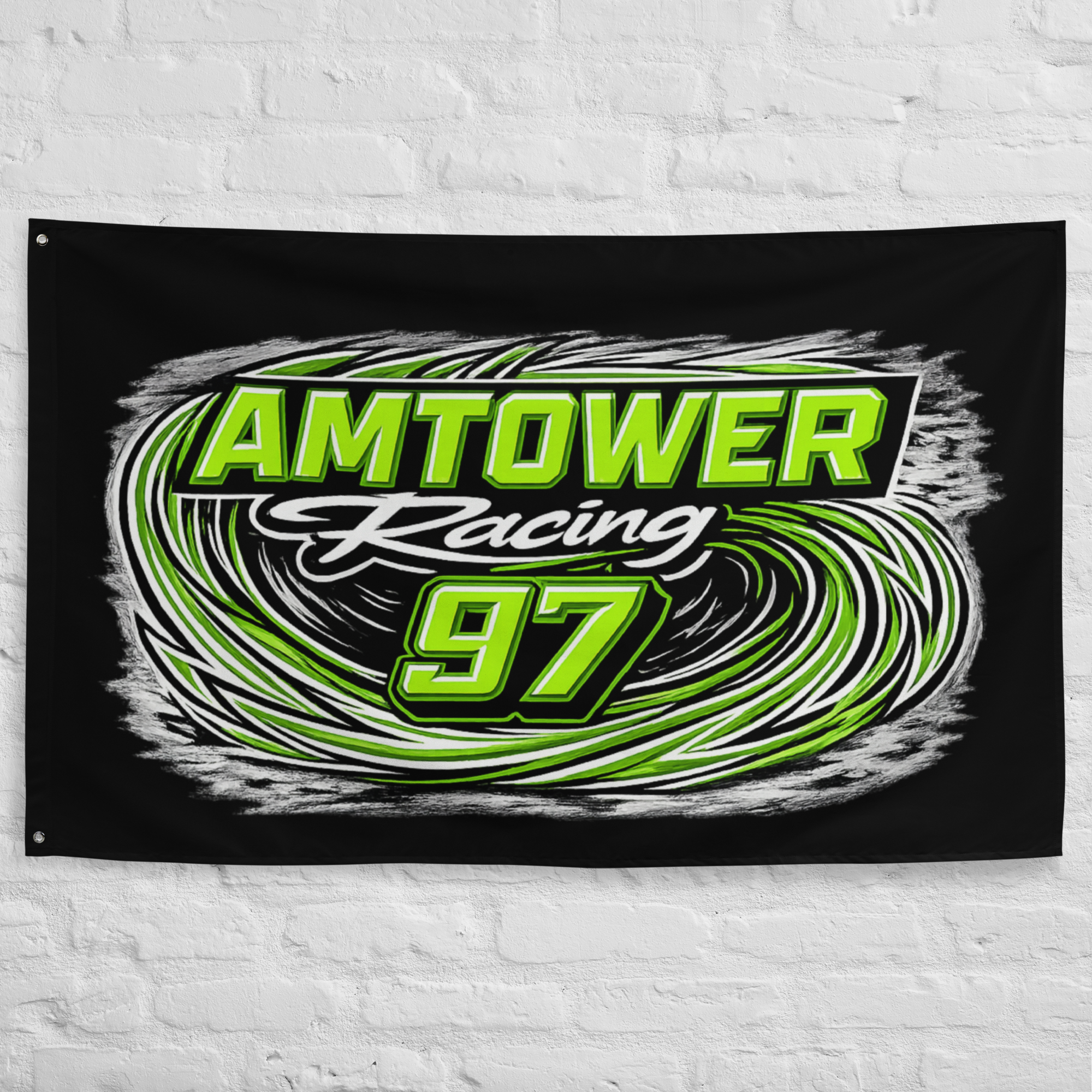 Brandon Amtower Racing #97 Flag 🏁💚
