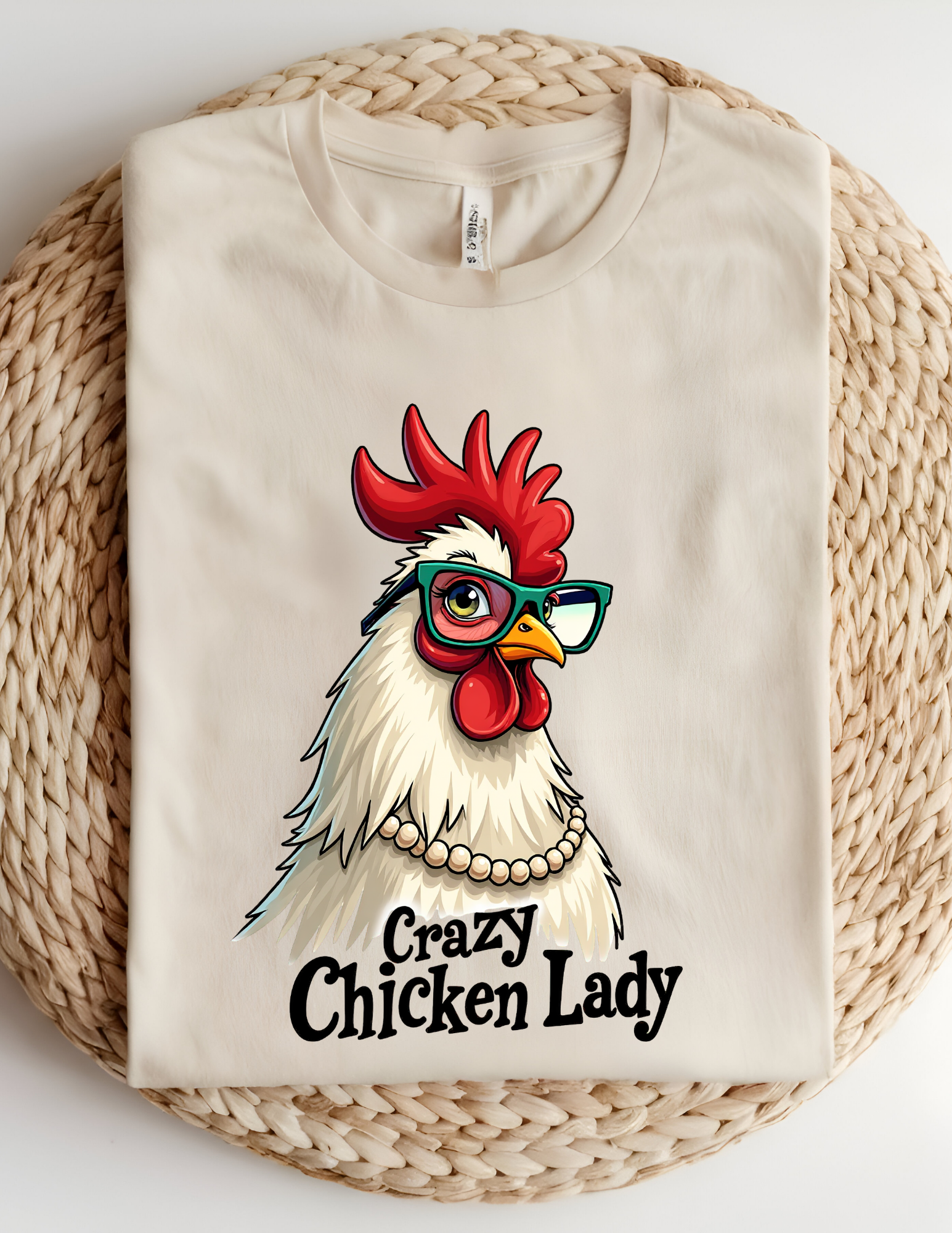 Crazy Chicken Lady Graphic Tee