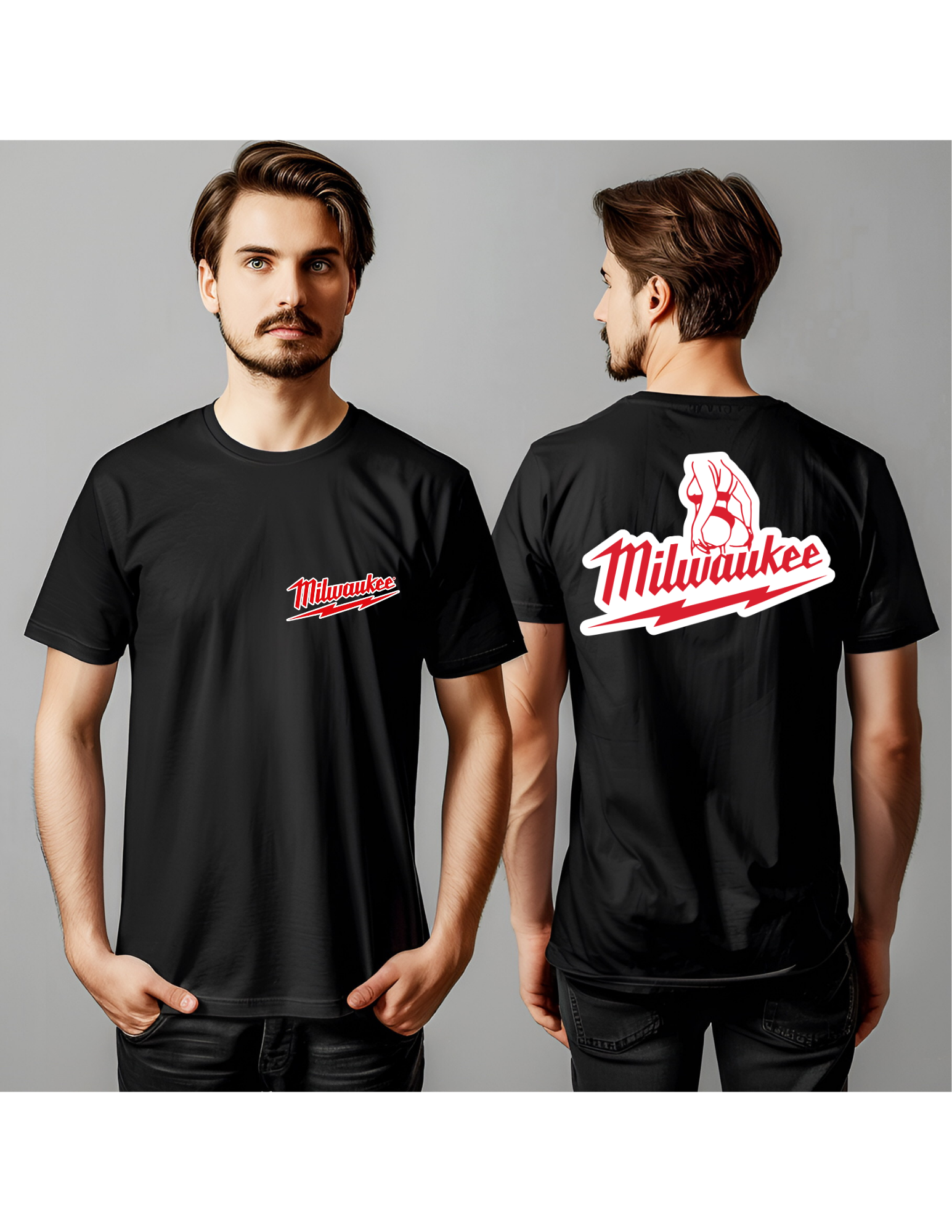 Milwaukee Style Front & Back Graphic Tee
