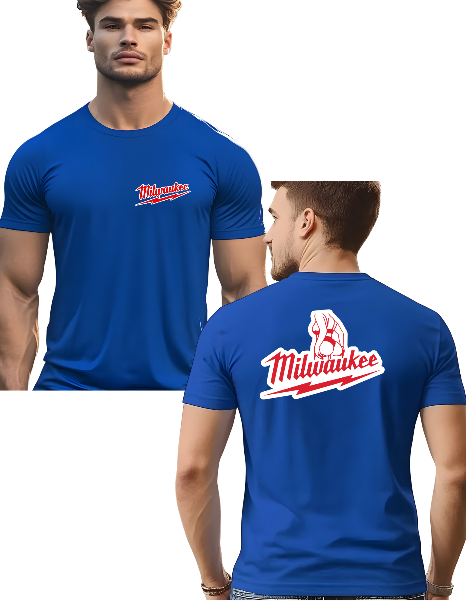 Milwaukee Style Front & Back Graphic Tee