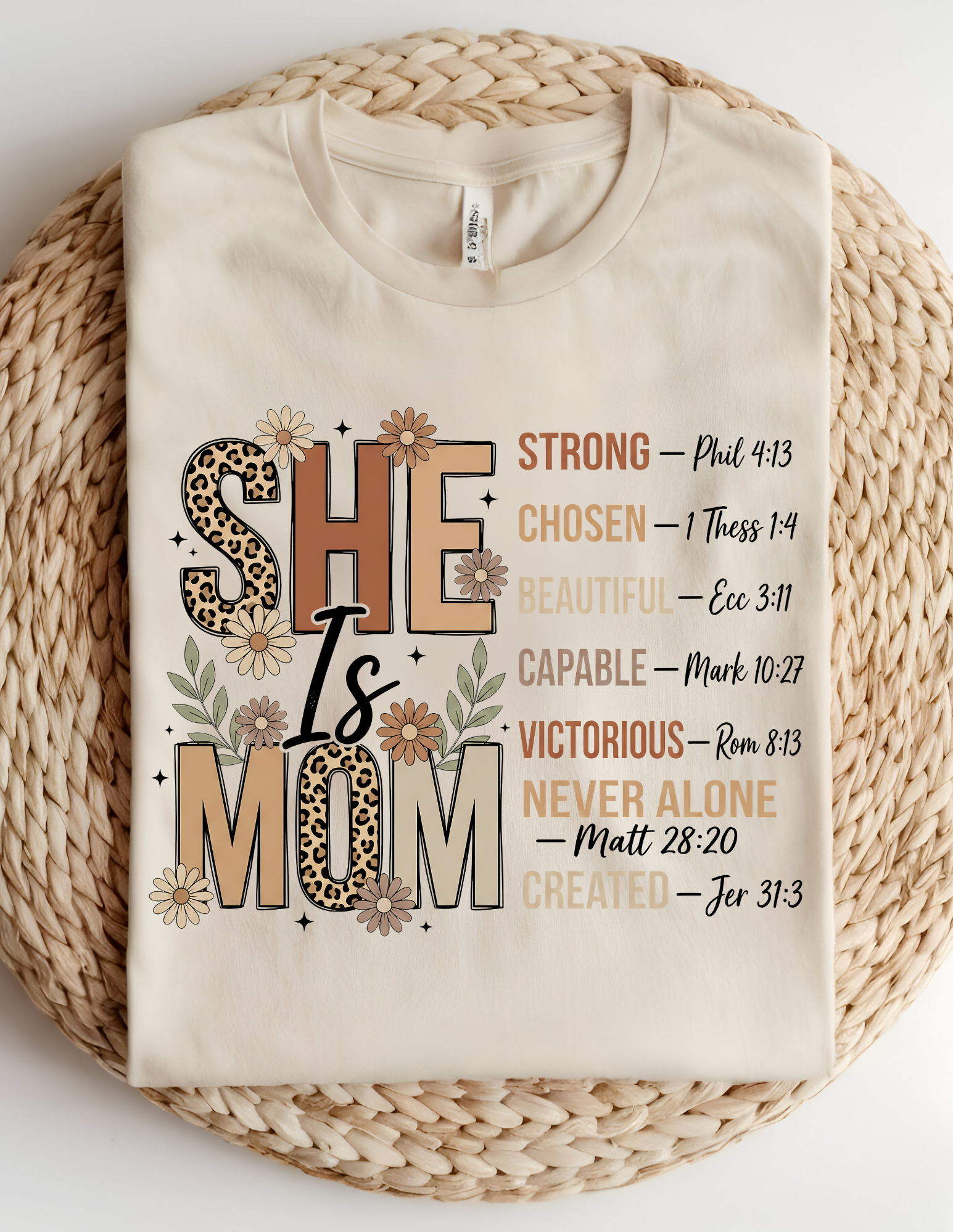 🌿 She Is Mom Inspirational Tee 🌿