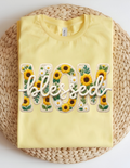 Sunflower “Mom Blessed” Tee 🌻💛