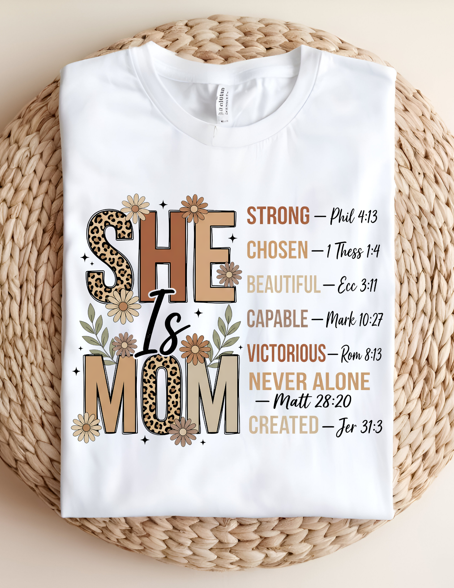 🌿 She Is Mom Inspirational Tee 🌿