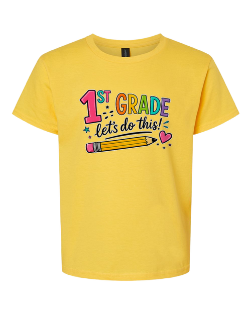 1st Grade Let's Do This! Youth Back-to-School T-Shirt