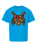 Softball Cousin Leopard Graphic Tee