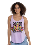 Retro Smiley Peace Vibes Tank