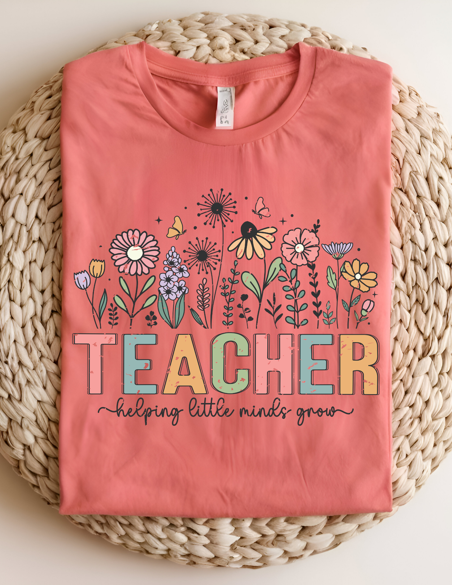 Teacher Helping Little Minds Grow Tee