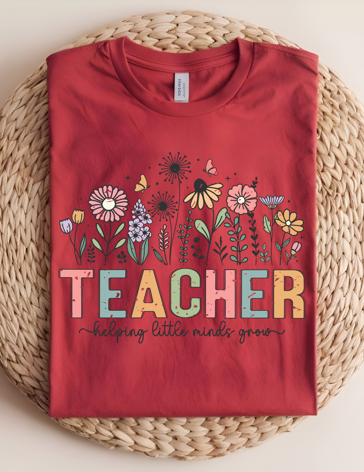 Teacher Helping Little Minds Grow Tee