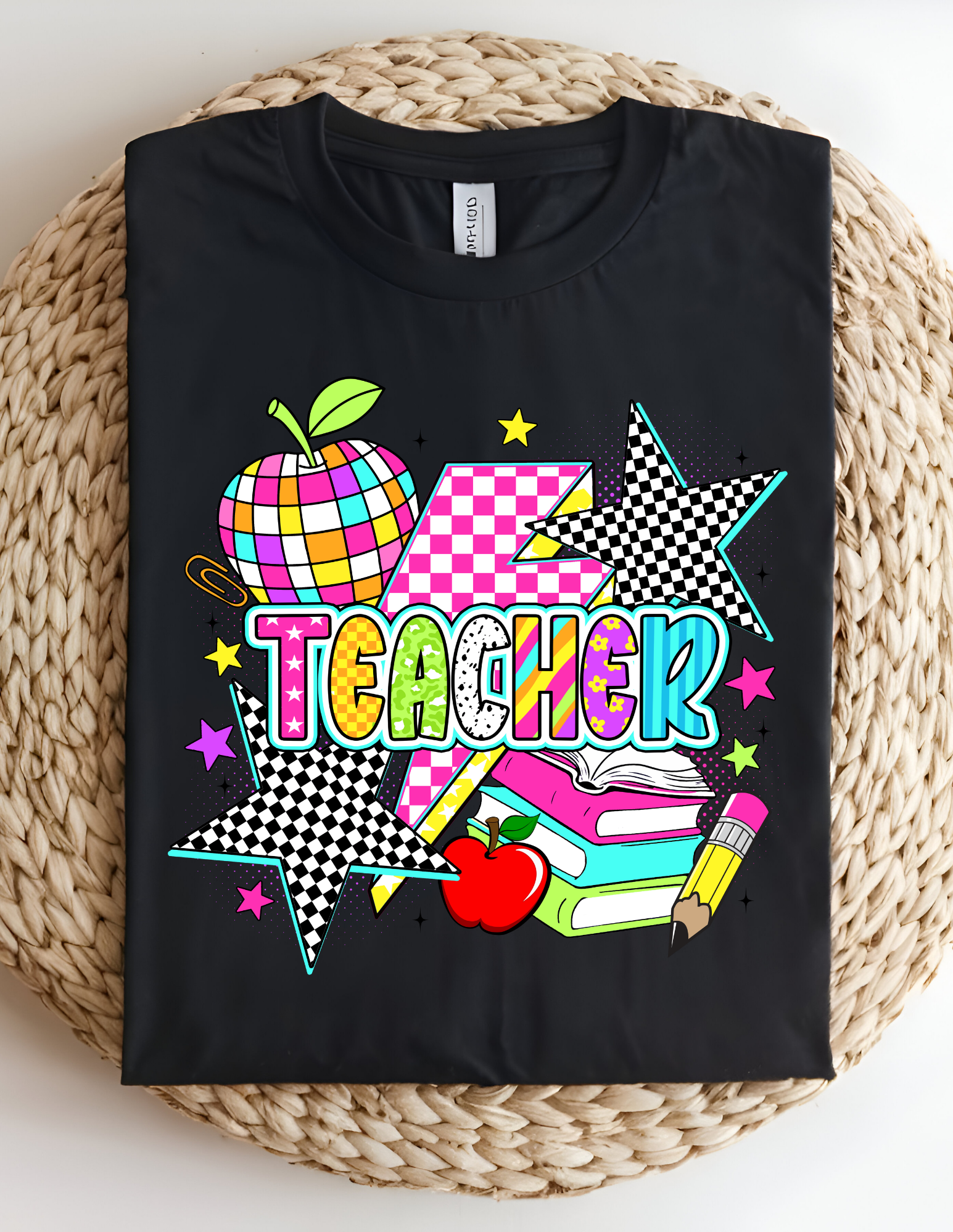 Retro Pop Teacher Graphic Tee