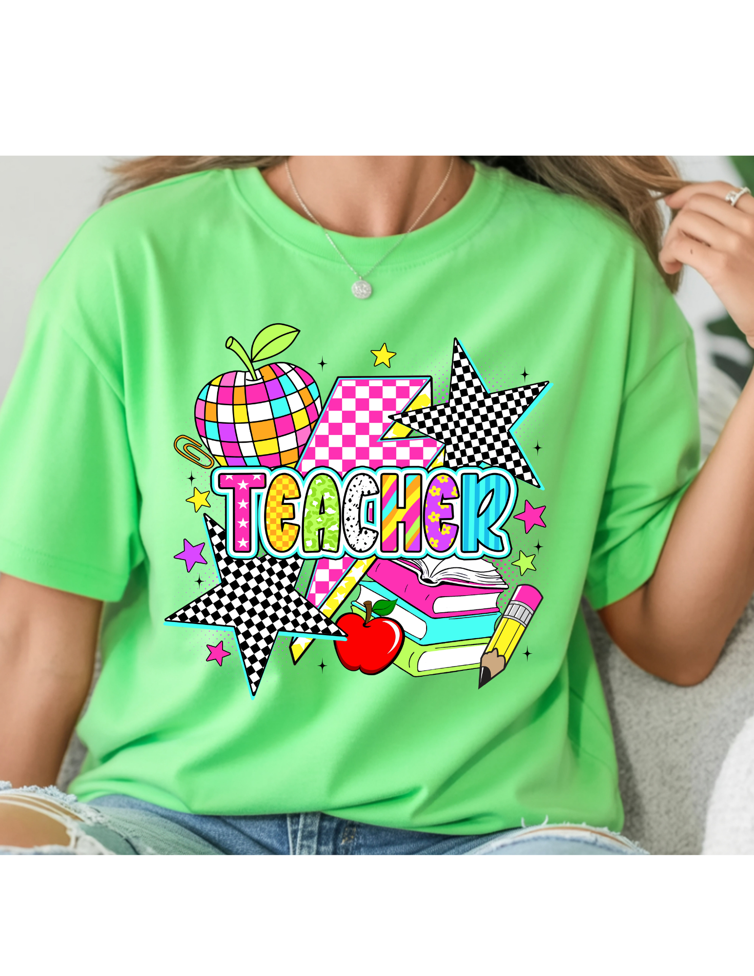 Retro Pop Teacher Graphic Tee