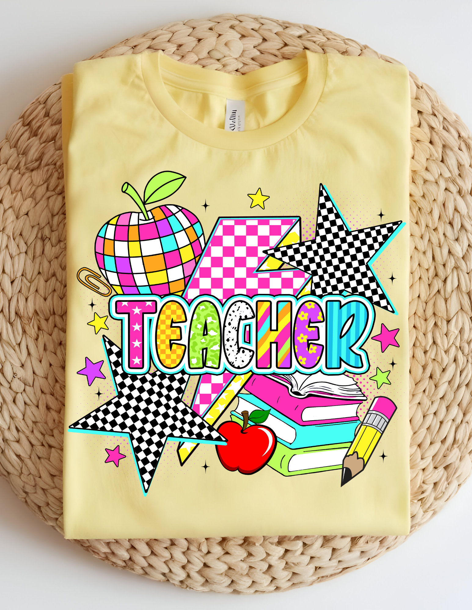 Retro Pop Teacher Graphic Tee