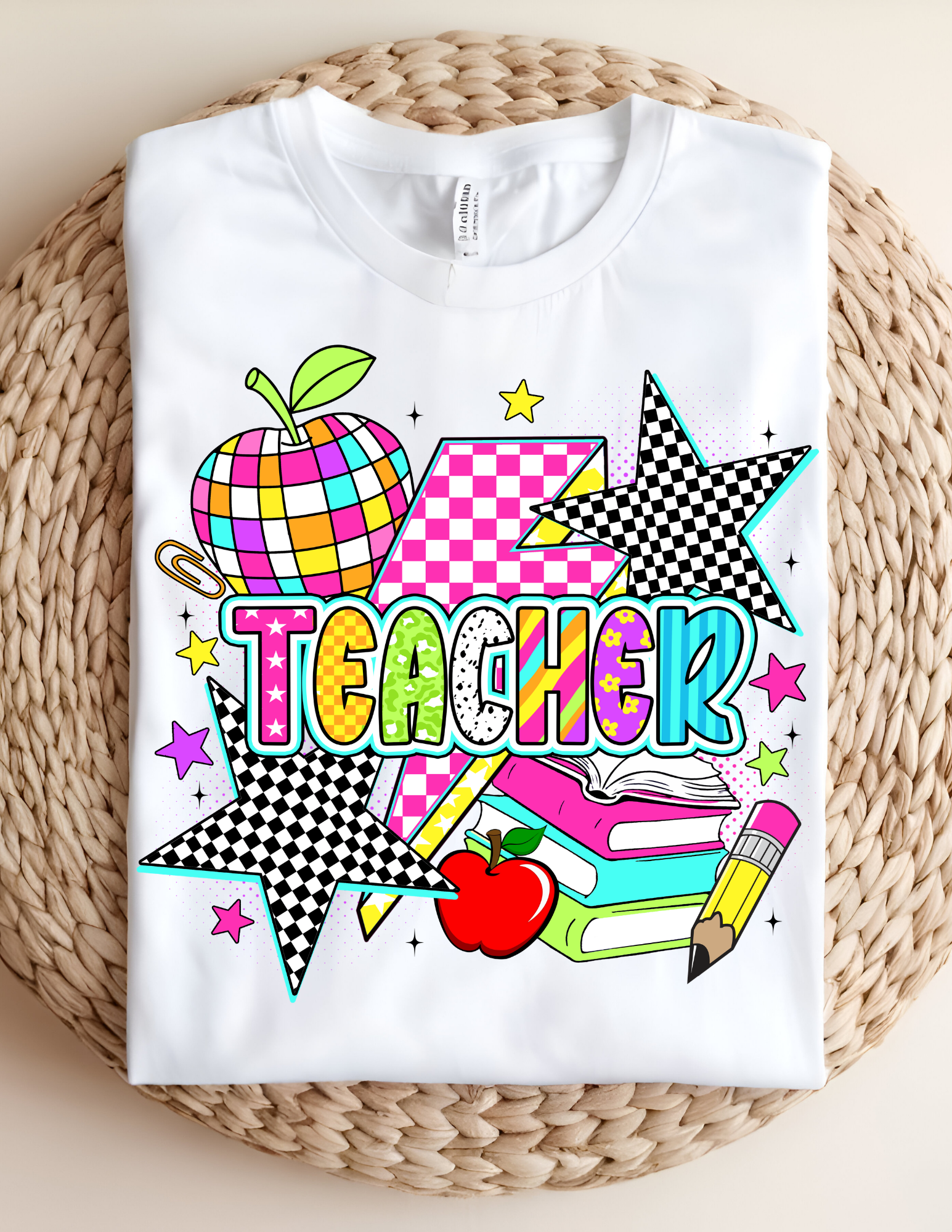 Retro Pop Teacher Graphic Tee